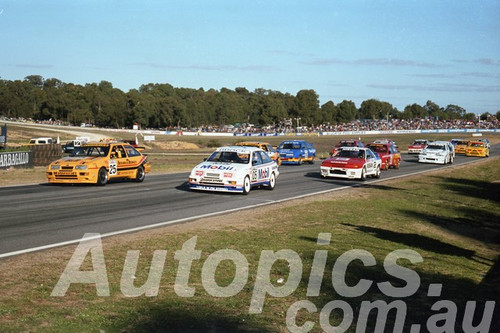 90049- Peter Brock, Sierra RS500 - Wanneroo  24th June 1990 - Photographer Tony Burton