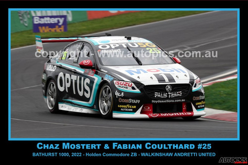 2022773 - Chaz Mostert - Fabian Coulthard - Holden Commodore ZB - Supercars - Bathurst, REPCO 1000, 2022