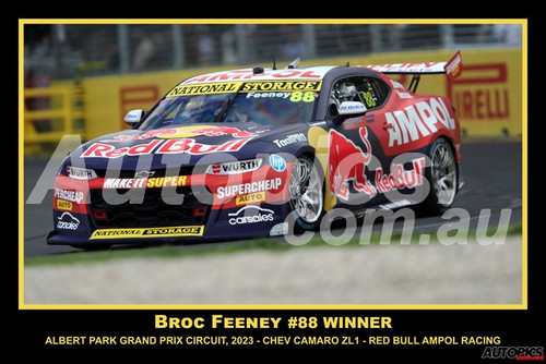 23501 - Broc Feeney   - Chev Camaro - ZL1, Car 88 - Albert Park Grand Prix Circuit, 2023, WINNER