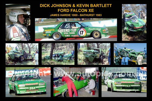 343A - Dick Johnson, A collage from Bathurst 1983 