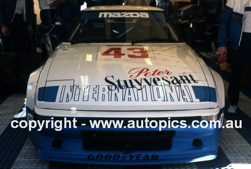 81874  - Allan Moffat / Derek Bell   Mazda RX7  -  Bathurst 1981, Photographer Ian Reynolds