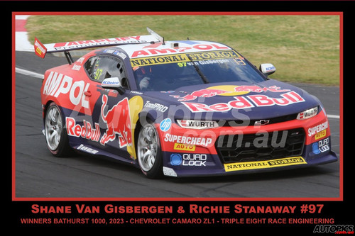 2023771 - Shane Van Gisbergen & Richie Stanaway, Triple Eight Race Engineering - Chevrolet Camaro ZL1 , WINNERS, Repco Bathurst 1000, 2023 