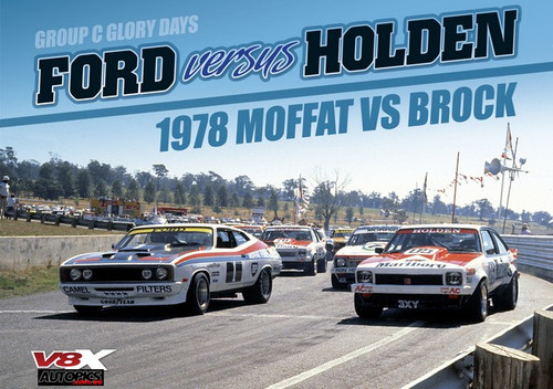 ASP084-  Poster, GROUP C GLORY DAYS - FORD VERSUS HOLDEN - 1979 MOFFAT VS BROCK