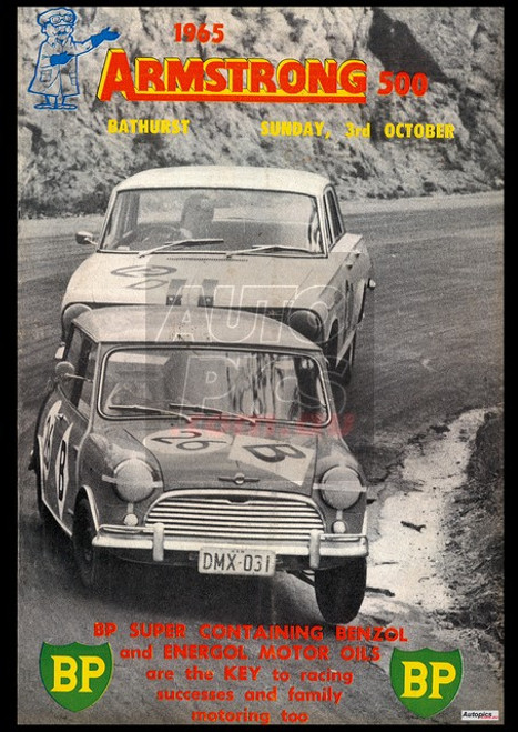 Authentic Design Retro Bathurst Posters, 1965, Armstrong 500