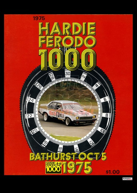 Authentic Design Retro Bathurst Posters, 1975, Hardie Ferodo 500