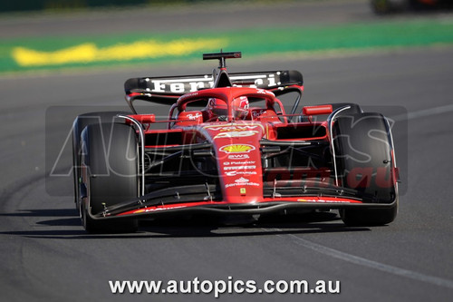 24AP03JS3012 - Formula 1 -  Rolex Australian Grand Prix,  Albert Park Grand Prix Circuit,  Charles Leclerc - Ferrari, Car #16, SECOND PLACE, 2024
