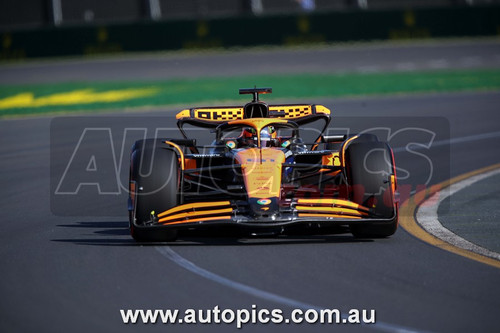 24AP03JS3032 - Formula 1 -  Rolex Australian Grand Prix,  Albert Park Grand Prix Circuit,  Oscar Piastri - McLaren Mercedes, Car #81 , 2024