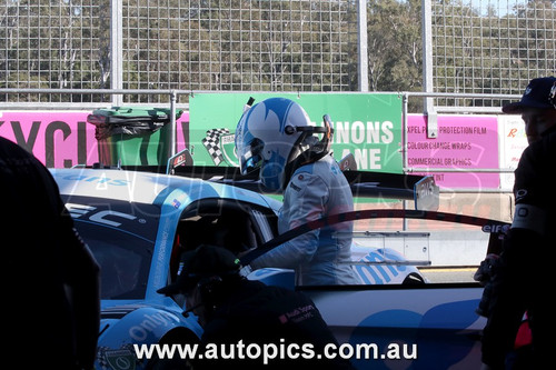 24QR08JS1071 - Renee Gracie & Paul Stokell,  Fanatec GT World Challenge Australia, Queensland Raceway Ipswich, 2024, Audi R8 LMS EVO 11, HEAD SHOT - Photographer - James Smith