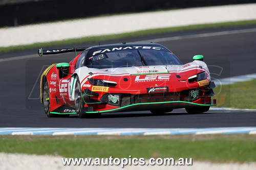 24PI08JS1015 - Chaz Mostert & Liam Talbot - Phillip Island Grand Prix Circuit,  Fanatec GT World Challenge Australia, 2024 - Ferrari 296 GT3 - Photographer - James Smith