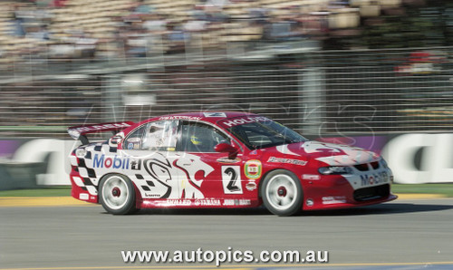 02AD03MC7014 - Jason Bright, Clipsal 500, Adelaide Parklands Circuit, 2002,  Holden Commodore VX - Photographer - Marshall Cass