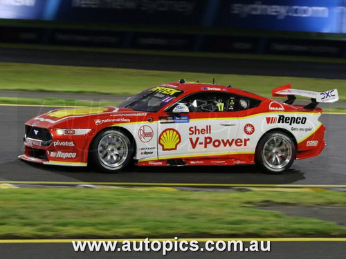 24SS07GG7031  - Will Davison - Panasonic Air Conditioning Sydney SuperNight,  Sydney Motorsport Park Gardner, 2024, Ford Mustang GT - Photographer - GG