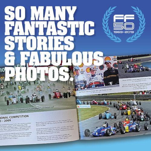 AUSTRALIAN FORMULA FORD - 50 YEARS OF FAME AND FRIENDSHIP - Formula Ford History in Australia - Quality Hard Cover