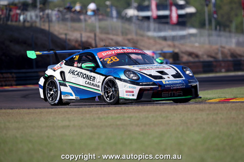 25HV06JS2010 - Bayley Hall, betr Darwin Triple Crown, Porsche Paynter Dixon Carrera Cup Australia, Hidden Valley Raceway, 2025,  Porsche 991 GT3 - Photographer James Smith