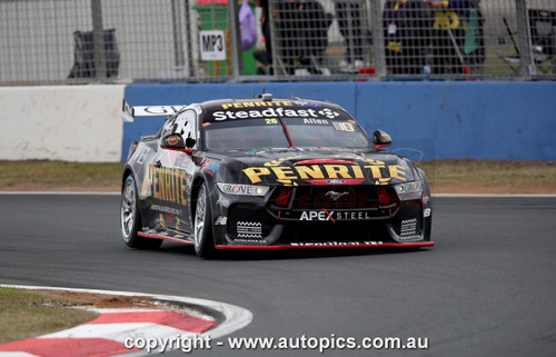 25QR08JS7022 - Kai Allen, CENTURY BATTERIES IPSWICH SUPER 440, QUEENSLAND RACEWAY IPSWICH, 2025,  Ford Mustang GT - Photographer James Smith