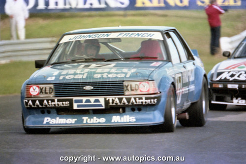 81SA09PD7028 - Dick Johnson, Hang Ten 400, Sandown International Motor Raceway, 13th September, 1981, Ford XD Falcon - Photographer Peter D'Abbs