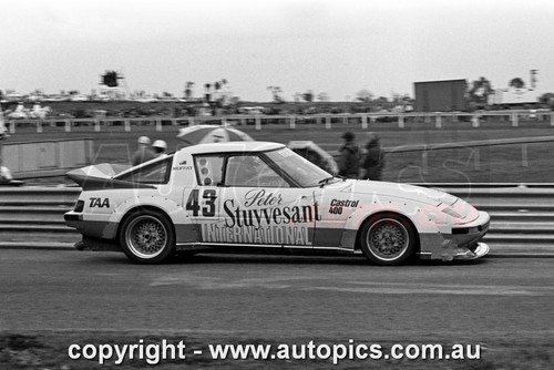 83SA09DH7013 - Allan Moffat, Castrol 400, Sandown International Motor Raceway, 11th September, 1983, Mazda RX-7 - Photographer Darren House