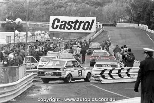 83SA09DH7026 - Pits Shot, Castrol 400, Sandown International Motor Raceway, 11th September, 1983, Holden Commodore VH SS - Photographer Darren House