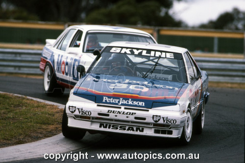 87SA09RS7002 - George Fury & Terry Shiel, Castrol 500, Sandown International Motor Raceway, 13th September, 1987, Nissan Skyline DR30 RS - Photographer Ray Simpson