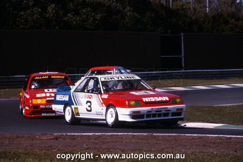 89SA09RS7011 - George Fury & Graeme Bowkett, .05 Sandown 500, Sandown International Motor Raceway, 10th September, 1989, Nissan Skyline HR31 GTS-R - Photographer Ray Simpson