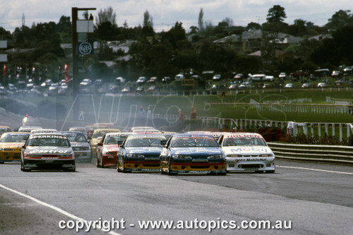 95SA09RS7024 - Start Of Race, Sandown 500, Sandown International Motor Raceway, 3rd of September, 1995, Ford EF Falcon - Photographer Ray Simpson
