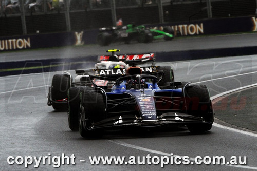 25AGP03RB3009 - Alexander Albon, Formula 1 Louis Vuitton Australian Grand Prix, Melbourne Grand Prix Circuit, 14–16th of March, 2025, Williams-Mercedes