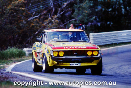 77BA10LR7027 - Peter Williamson & Gary Scott,  Hardie Ferodo 1000, Bathurst, 1977, Toyota Celica,  43 laps completed -  Photographer  Lance J Ruting