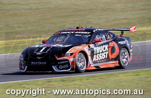 25TB09JS7031 - Ryan Wood & Jayden Ojeda, Airtouch 500 At The Bend, The Bend Motorsport Park - International, 14th of September, 2025, Ford Mustang GT - Photographer James Smith