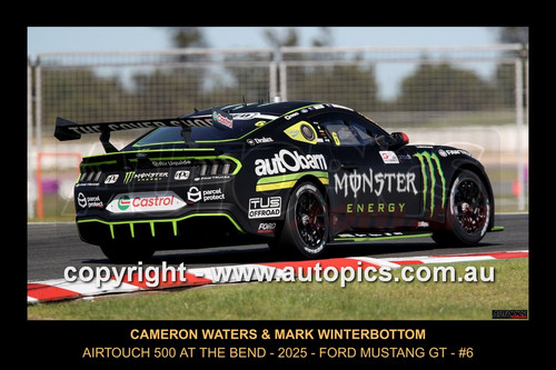 25TB09JS7009-1 - Cameron Waters & Mark Winterbottom, Airtouch 500 At The Bend, The Bend Motorsport Park - International, 14th of September, 2025, Ford Mustang GT - Runners Up - Photographer James Smith