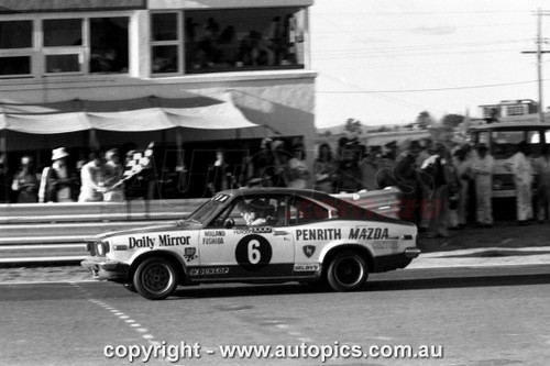 75BA10LR7023 - Don Holland & Hiroshi Fushida, Hardie Ferodo 1000, Bathurst, 1975 , Class C Winner, Mazda RX3 12A - Photographer Lance Ruting