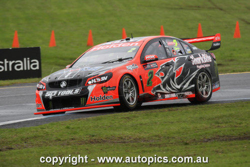 16SA09JS7001 - Garth Tander & Warren Luff,  Wilson Security Sandown 500, Sandown International Motor Raceway, 18th of September, 2016, Holden VF Commodore - Photographer James Smith