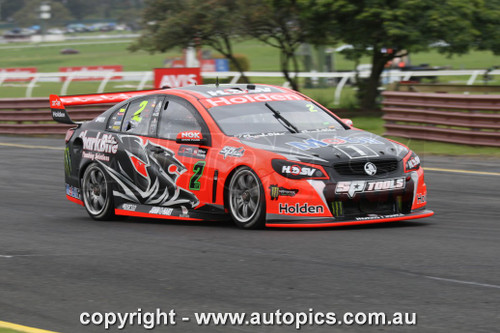 16SA09JS7006 - Garth Tander & Warren Luff,  Wilson Security Sandown 500, Sandown International Motor Raceway, 18th of September, 2016, Holden VF Commodore - Photographer James Smith
