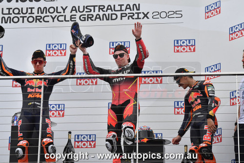 25PI10JM6577 - Joel Kelso, Moto3, Phillip Island Circuit, 2025, KTM, #66, PODIUM