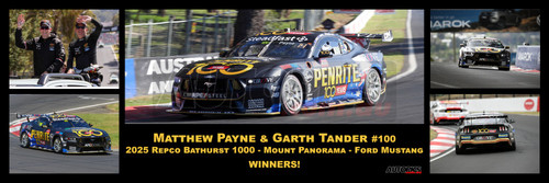 PANOPayneTander2025 - Matthew Payne & Garth Tander, Repco Bathurst 1000, Mount Panorama , Bathurst, 9th - 12th of October, 2025, #100, WINNERS! Ford Mustang GT