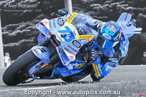 AP25PI10JM6506 - Álex Márquez Alentà, MotoGP, Phillip Island Circuit, 2025, Ducati, #73 - POSTER
