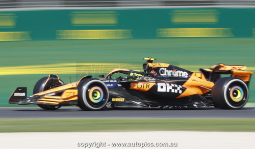 24AGP03PB3097 - Lando Norris , Formula 1 -  Rolex Australian Grand Prix,  Albert Park Grand Prix Circuit, Head Shot - Ferrari, Car #4 , 2024