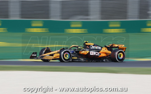 24AGP03PB3099 - Lando Norris, Formula 1 -  Rolex Australian Grand Prix,  Albert Park Grand Prix Circuit, Head Shot - Ferrari, Car #4 , 2024