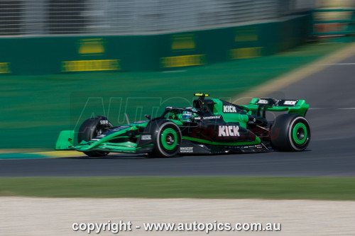 24AGP03PB3139 - Zhou Guanyu, Formula One - Rolex Australian Grand Prix,  Albert Park Grand Prix Circuit,  2024, Kick Sauber Ferrari, Car #24
