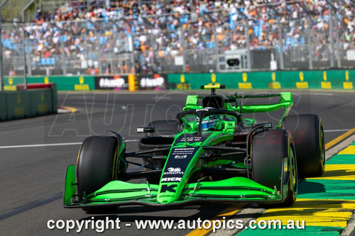 24AGP03PB3141 - Zhou Guanyu, Formula One - Rolex Australian Grand Prix,  Albert Park Grand Prix Circuit,  2024, Kick Sauber Ferrari, Car #24