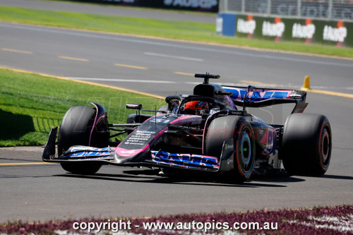24AGP03PB3152 - Esteban Ocon, Formula 1 -  Rolex Australian Grand Prix,  Albert Park Grand Prix Circuit,  2024, Alpine Renault, Car #31