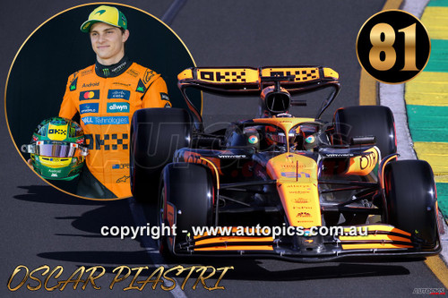 AOP-Piastri4 - Poster, Oscar Piastri #81, McLaren Formula 1 Racing Team, 2025