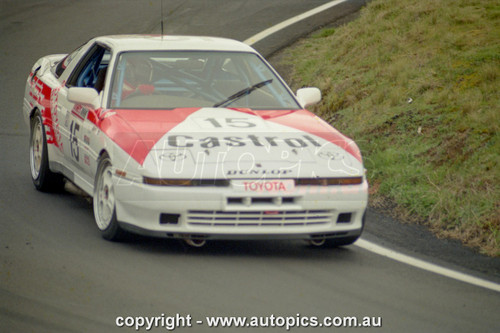 90BA09LR7019 - John Smith, Peter McKay & Mark Poole, Tooheys 1000, Bathurst, 1990, Toyota Supra Turbo A - Photographer - Lance J Ruting