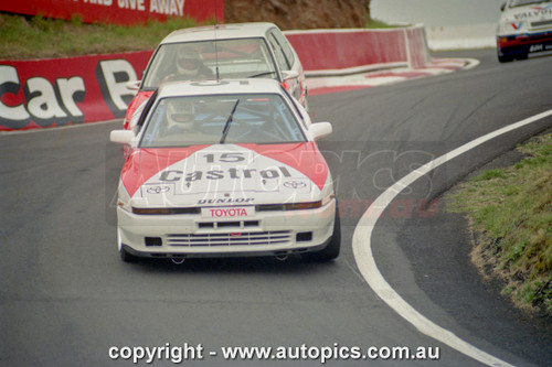 90BA09LR7021 - John Smith, Peter McKay & Mark Poole, Tooheys 1000, Bathurst, 1990, Toyota Supra Turbo A - Photographer - Lance J Ruting