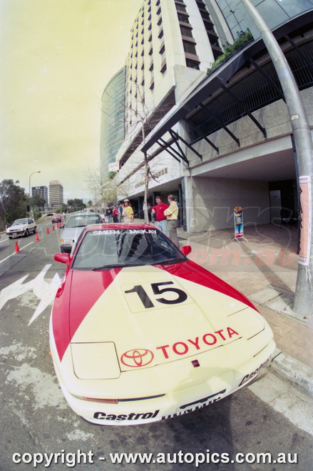 90BA09LR7023 - John Smith, Peter McKay & Mark Poole, Tooheys 1000, Bathurst, 1990, Toyota Supra Turbo A - Photographer - Lance J Ruting