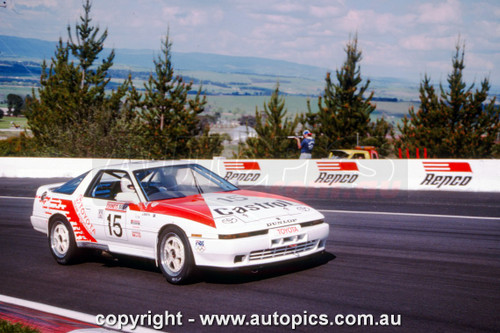 90BA09RS7033 - John Smith, Peter McKay & Mark Poole, Tooheys 1000, Bathurst, 1990, Toyota Supra Turbo A - Photographer - Ray Simpson