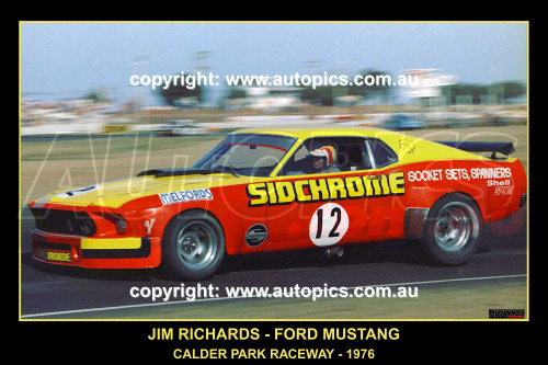 76045-F - Jim  Richards, Ford Mustang, Calder Park Raceway, 1976 