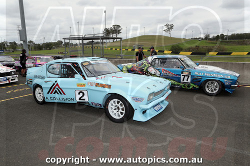 26SMP02JS7526 - BushRanger Touring Car Masters, Sydney Motorsport Park, 2026, Adam Garwood - Ford Capri Perana - Photographer James Smith