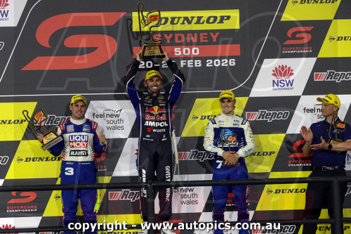 26SMP02JS7008 - Dunlop Sydney 500, Sydney Motorsport Park, 2026, Broc Feeney - Ford Mustang GT  - Photographer James Smith