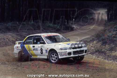 95RA06RB2502 - Mobil 1 Trial , Round Australia Trial, 1995, Stephen Ashton & Rosemary Nixon - Mitsubishi Lancer Evo I RS