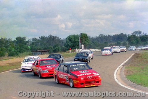 87020  -  C. Bond - Alfa Romeo 75 - Oran Park 30/8/1987