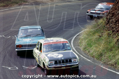 70BA10JN7044 -  Barry Ferguson & Jim Laing-Peach,  Mazda 1300 - Hardie Ferodo 500, Mount Panorama, Bathurst, 1970 - Photographer Jeff Nield
